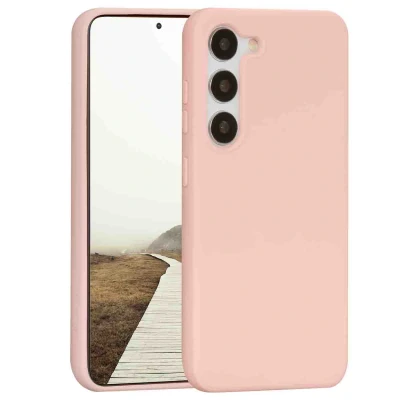 Afbeelding van Dbramante1928 Hoesje Siliconen Geschikt voor Samsung Galaxy S23 Plus Greenland Backcover Roze