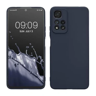 Afbeelding van kwmobile telefoonhoesje geschikt voor Xiaomi Redmi Note 11 Pro+ 5G / Pro Plus Hoesje smartphone Back cover in deep ocean