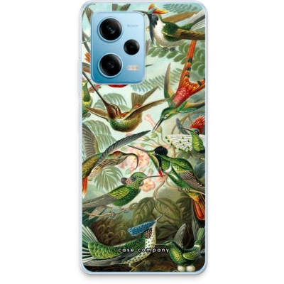 Afbeelding van Case Company® hoesje geschikt voor Xiaomi Redmi Note 12 Pro 5G Haeckel Trochilidae Soft Cover Telefoonhoesje Bescherming aan alle Kanten en Schermrand
