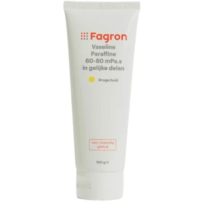 Afbeelding van Fagron Vaseline Paraffine 60 80 Mpa.S Gelijke Delen (100g)