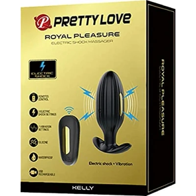 Afbeelding van Luxe Vibrerende Buttplug met Elektro Shock Kelly