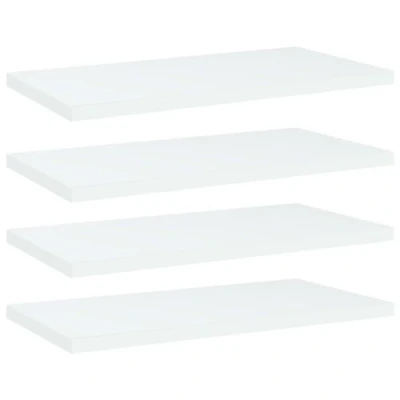 Afbeelding van Wandschappen 4 st 40x20x1,5 cm spaanplaat wit