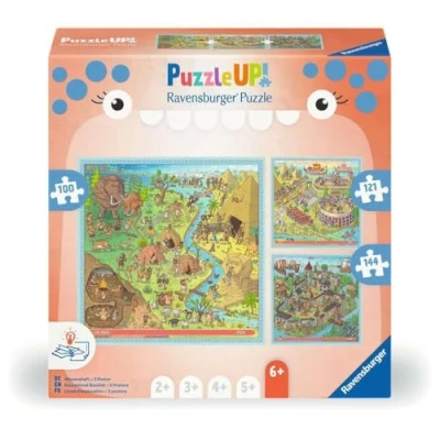 Afbeelding van Ravensburger Puzzel UP! verhaal van, 12004005 3 legpuzzels met 100, 121, 144 stukjes om (365 onderdelen)