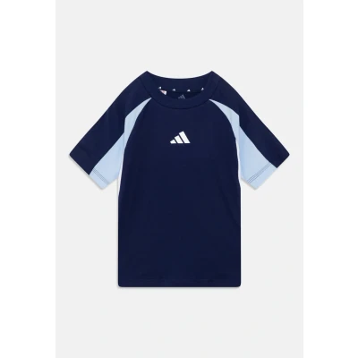 Afbeelding van adidas Performance Unisex Tshirt print voor kinderen, Maat: 176, Dark blue/glow blue/white