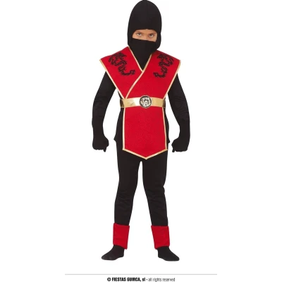Afbeelding van Fiestas Guirca Verkleedpak Ninja Junior Polyester Maat 146/152