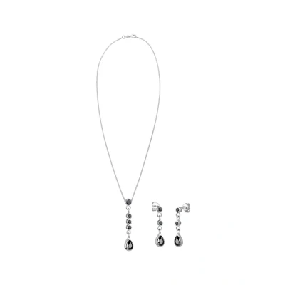 Afbeelding van Elli SET Oorbellen, Dames, Maat: 45, Schwarz