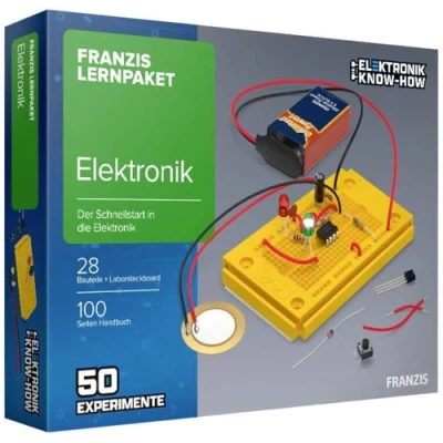 Afbeelding van Lernpakket elektroniek: de snelstart in elektronik. 50 spannende experimenten oppakken, verliezen, verstehen!