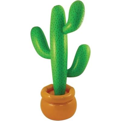 Afbeelding van Opblaasbare mega cactus 170 cm Zomer feestartikelen
