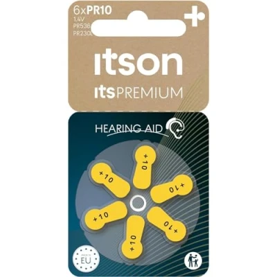 Afbeelding van ITSON, itsPREMIUM zinc air battery, pack of 6, PR230(10)IT/6RM