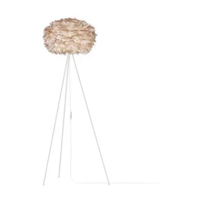 Afbeelding van Umage Eos Large vloerlamp light brown met tripod wit Ø 65 cm