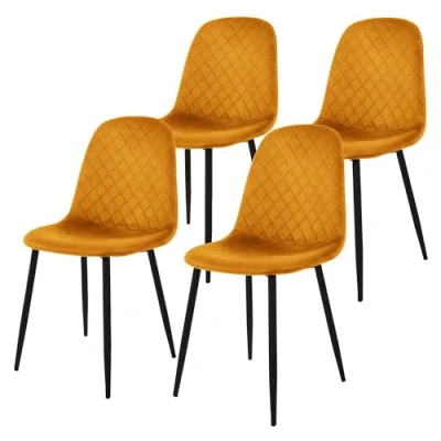 Afbeelding van Set van 4 eetkamerstoelen Wisk velvet ML Design