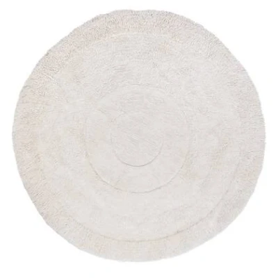 Afbeelding van Lorena Canals Wasbaar wollen vloerkleed Arctic Circle Sheep White D250cm