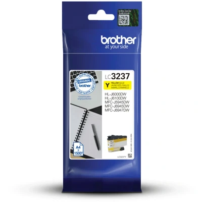 Afbeelding van Brother LC 3237Y Inktcartridge Geel