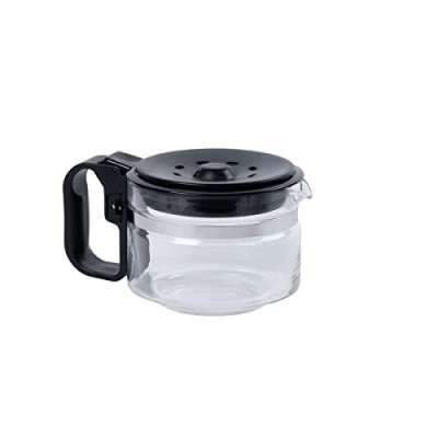 Afbeelding van Fackelmann The Cafe 20998 Aanpasbaar voor koffiezetapparaat, glas, kunststof, zwart, 17,5 x 14 13,5 cm, transparant, universele kan