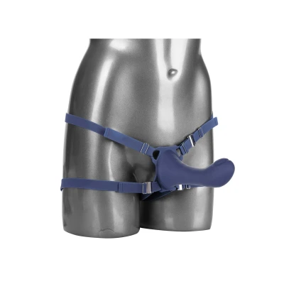 Afbeelding van CalExotics Her Royal Harness Me2 Thumper Strap On Closed Blauw