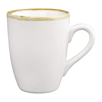 Afbeelding van Olympia Kiln hoge mokken krijtwit 340ml (6 stuks)