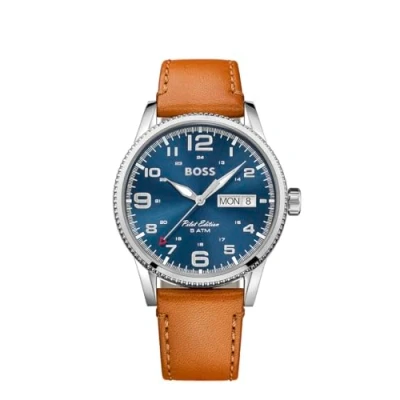 Afbeelding van Hugo Boss HB1513478 Grand Prix Horloge Staal Zilverkleurig Ø44 mm