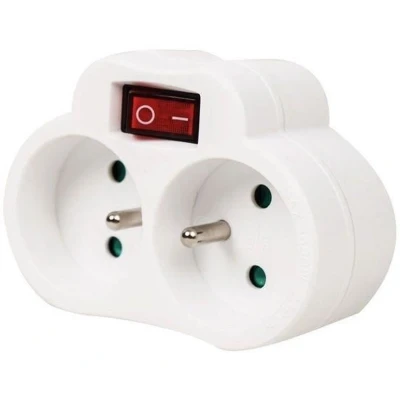 Afbeelding van Biplite GAO 2x16A Met schakelaar, NF compatibel