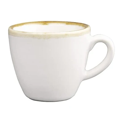 Afbeelding van Olympia Kiln espressokopjes krijtwit 85ml (6 stuks)