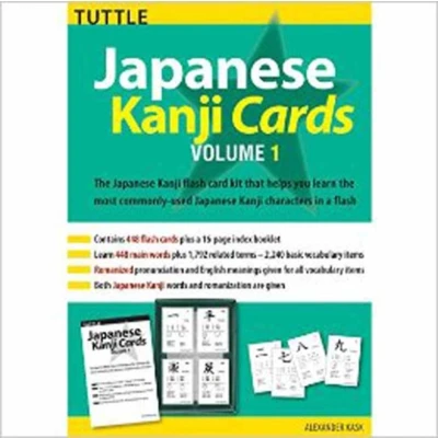 Afbeelding van Japanese Kanji Cards Kit Volume 1
