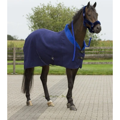 Afbeelding van QHP Alaska fleecedeken donkerblauw maat:215