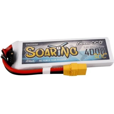 Afbeelding van Gens ace LiPo accupack 7.4 V 4000 mAh Aantal cellen: 2 30 C Block XT90