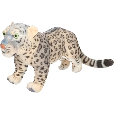 Afbeelding van Wild Republic Knuffelluipaard Junior 38 Cm Pluche Wit/zwart
