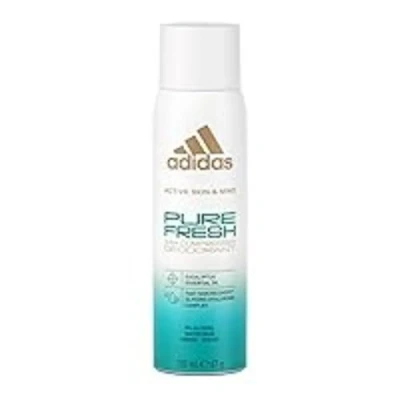 Image de Adidas Active Skin &amp; Mind, Pure Fresh Déodorant Spray pour Homme et Femme 24 Heures de Protection, 100 ml Unisexe