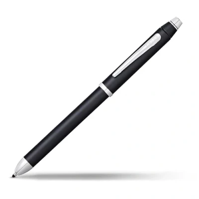 Image de Cross Tech3 Stylo + Stylet Multifonctions Noir Satin/Attributs chromés