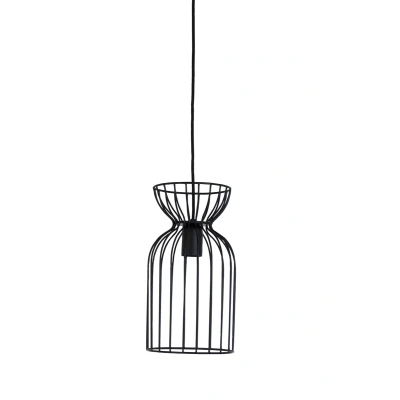 Afbeelding van Light &amp; Living Hanglamp Lazar 18x18x34 Zwart