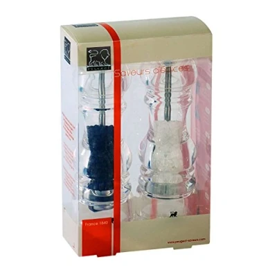 Afbeelding van Peugeot 2/900818 Nancy Pepermolen + Zoutmolen 18 Cm Transparant