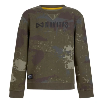 Afbeelding van Navitas Kids Camo Identity Sweatshirt 3 4 yrs Vis shirt