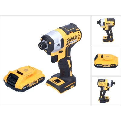 Afbeelding van DeWalt DCF 887 N accu slagmoersleutel 18 V 205 Nm 1/4&quot; borstelloos + 1x oplaadbare 2.0 Ah zonder oplader