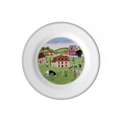 Afbeelding van Villeroy &amp; Boch Design Naif Broodbord van hoogwaardig porselein.
