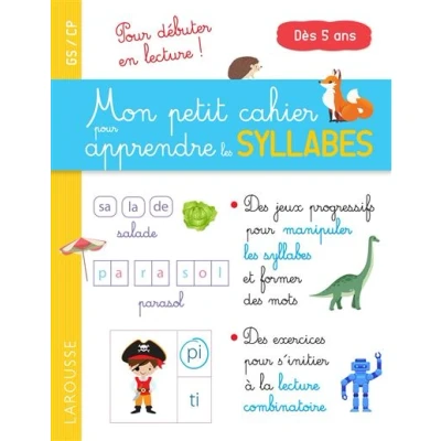 Image de Mon petit cahier pour apprendre les SYLLABES