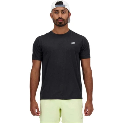 Afbeelding van New Balance Sport Essentials Small LOGO Tshirt basic, Heren, Maat: 2XL, Black