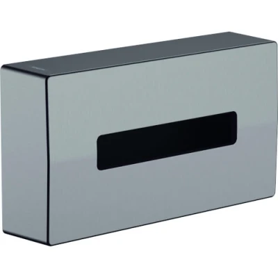 Afbeelding van Hansgrohe AddStoris box voor make up doekjes Brushed Black