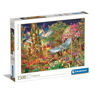 Image de Clementoni 1500p Woodland Fantasy 59,2 x 84,3 cm Avec poster