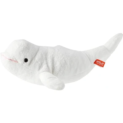 Afbeelding van Wild Republic Knuffel Walvis Junior 40 Cm Pluche Wit