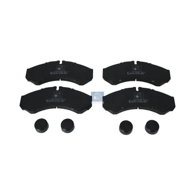 Afbeelding van DT Spare Parts 7.92616 Remblokkenset Vooras IVECO: DAILY 6 , Pritsche/Fahrgestell, 4 Kasten/Kombi, RENAULT: MASTER 2 Kasten