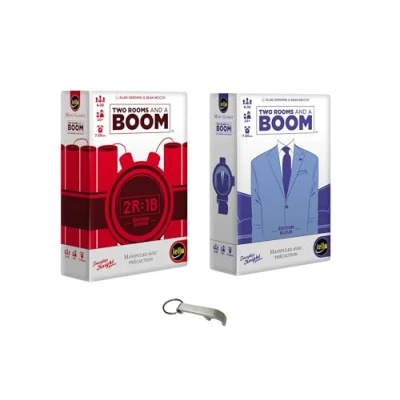 Afbeelding van Set Two Rooms and A Boom Edition Blue + Red Franse versie 1 Blumie decaps (2 kamers &amp; Boom)