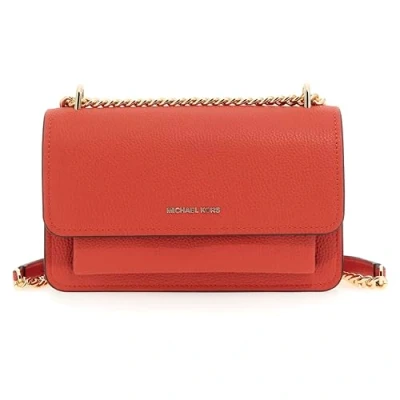 Afbeelding van Michael Kors Claire Shoulder Schoudertas, Dames, Maat: One Size, Burnt sienna