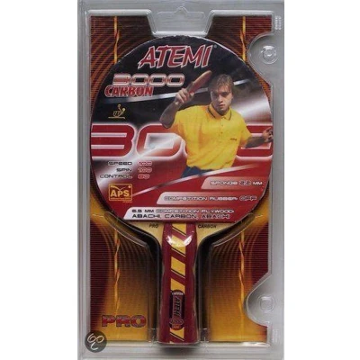 Afbeelding van Atemi Tafeltennisbat 3000 ittf carbon concave