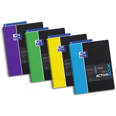 Image de oxford cahier etudiants activebook, a4+, quadrillé noir