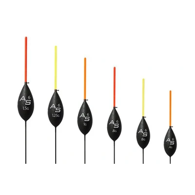 Afbeelding van Drennan AS 6 Pole Float (10 Stuks) Dobber 0.60g 10 Stuks (9 Rode en 1 Gele Antenne)