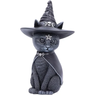 Afbeelding van Nemesis Now Purrah Witch Cat Figure 13.5cm