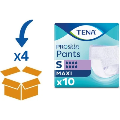 Afbeelding van Tena Pants Maxi Small 4 pakken van 10 stuks