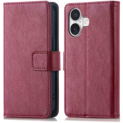Afbeelding van imoshion Luxe Bookcase voor de Apple iPhone 17 Bordeaux