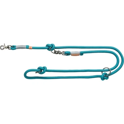 Afbeelding van Trixie Hondenriem Be Nordic Verstelbaar Petrol / Grijs 200X1,3 CM