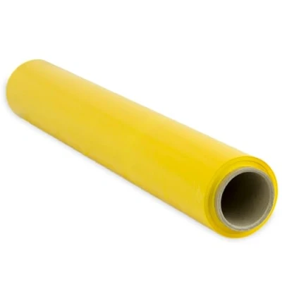 Afbeelding van OFITURIA Handmatige elastische folie voor industriële verpakking, geel, 50 cm breed en tot 300 meter lengte